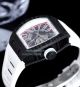 Richard mille RM010 Carbon Case White Rubber Strap Watch(8)_th.jpg